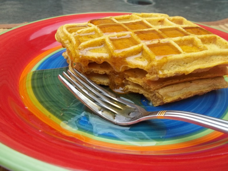 Spiced Pumpkin Waffles Recipe