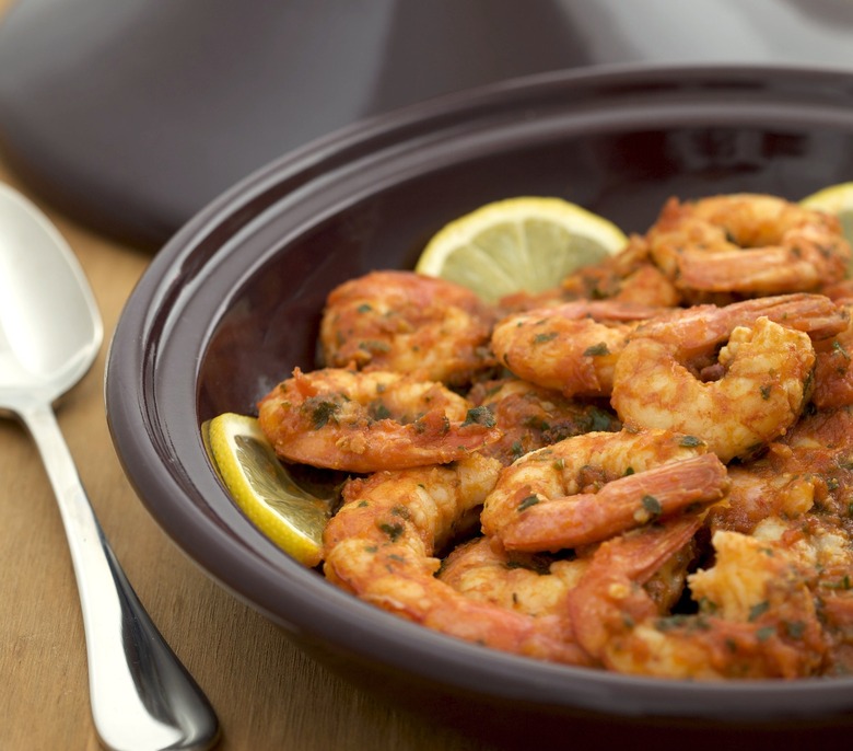 Spicy Moroccan Shrimp Tagine Recipe