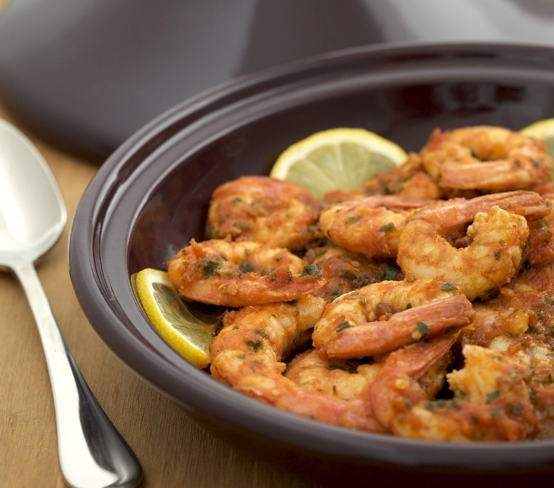 Spicy Moroccan Shrimp Tagine Recipe