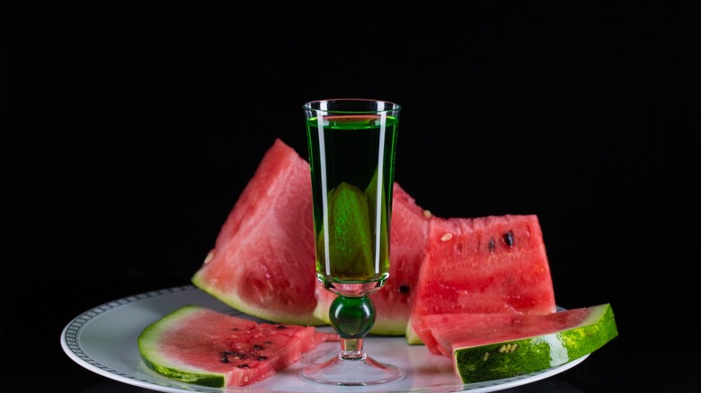 Absinthe and watermelon