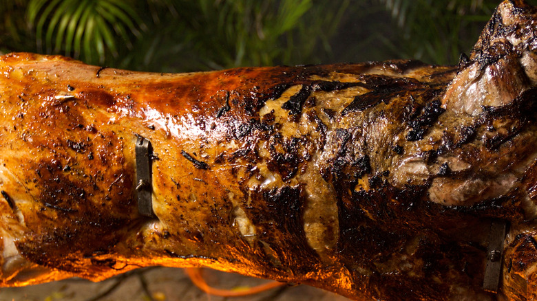 mutton on a spit