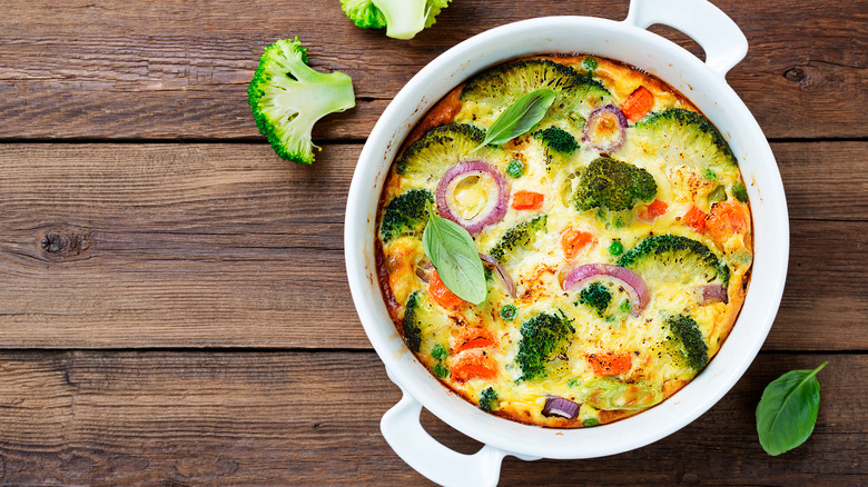 egg bake with vegetables