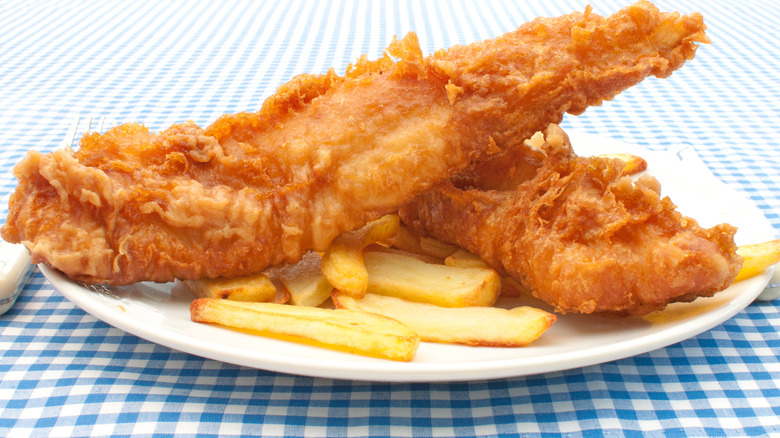 Fried fish and chips