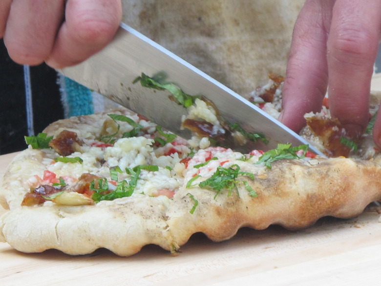 Spring Lamb Sausage Pizza Recipe