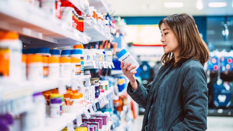 a woman shopping for wellness products