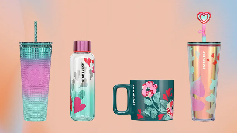 Starbucks Valentine's Day drinkware