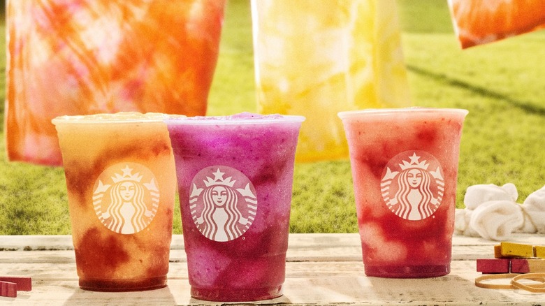 new Starbucks frozen Refreshers drinks