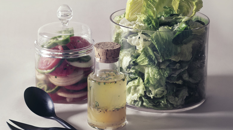 Ingredients for salad dressing