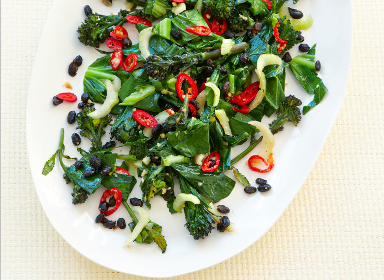 Stir-Fried Greens With Fermented Black Beans Recipe