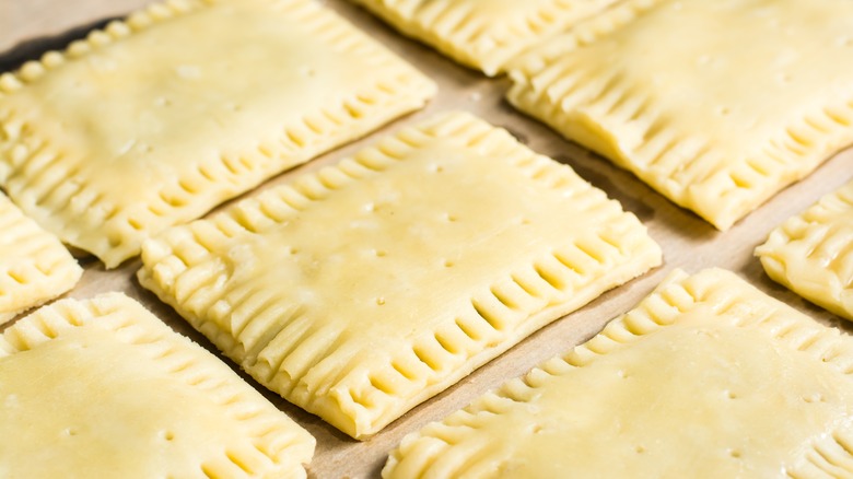 Raw dough for Pop-Tarts