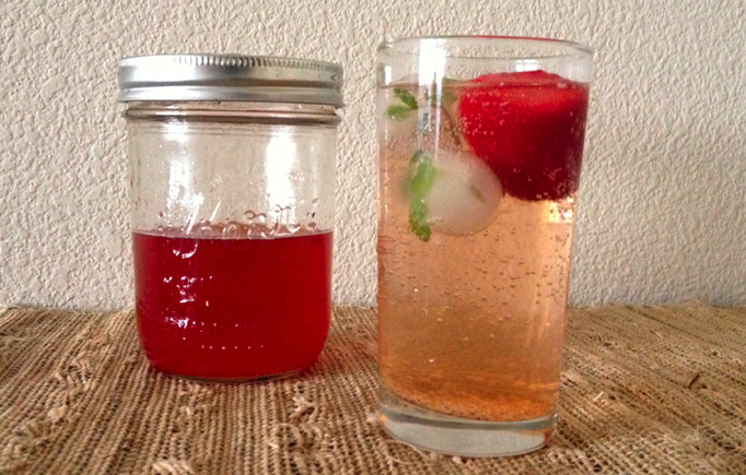 Strawberry Black Pepper Shrub Recipe