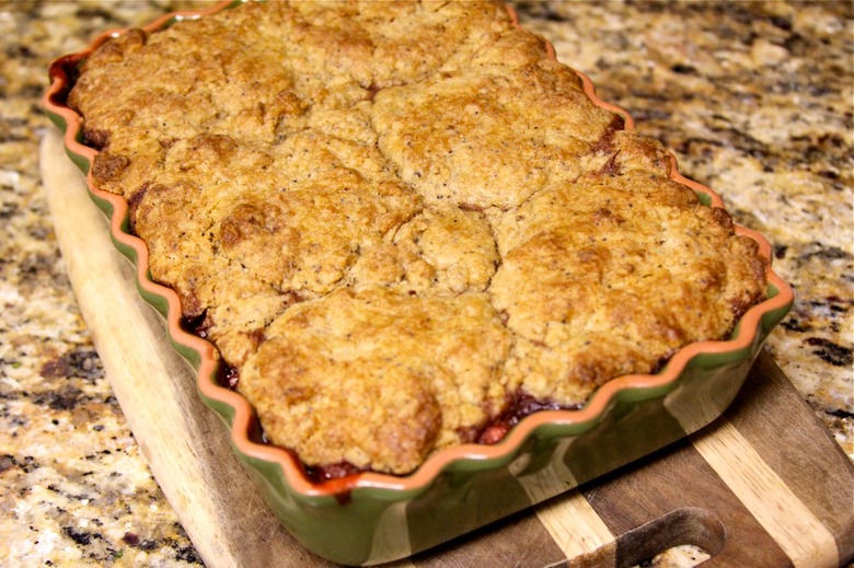 Strawberry Rhubarb Cobbler Recipe