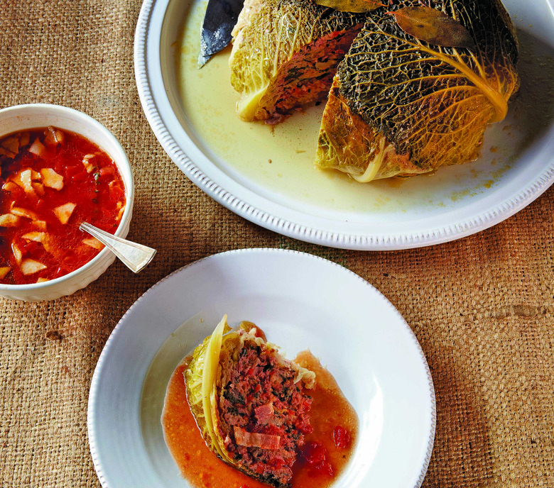 Stuffed Whole Cabbage Recipe