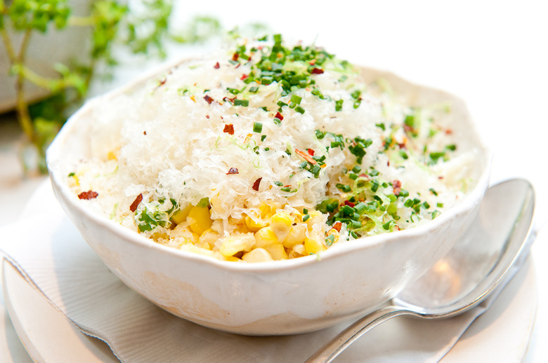 Summer Corn With Lime And Manchego Recipe