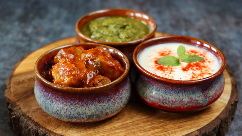 Indian dipping sauces