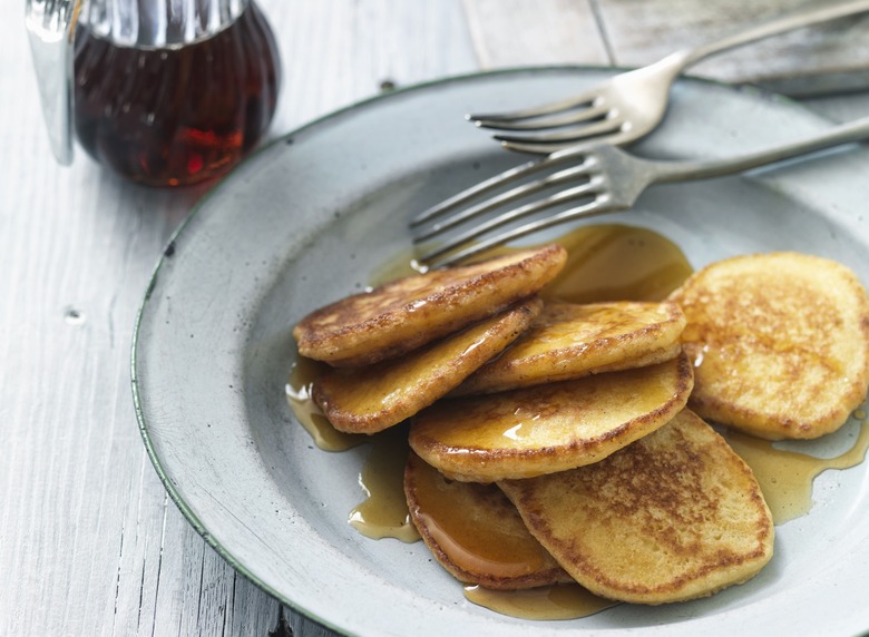 Sweet And Savory Cornmeal Pancakes Recipe