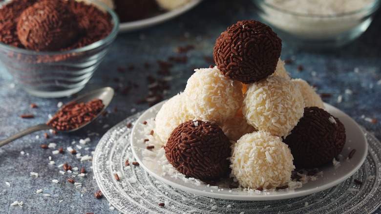 Brazilian brigadeiros and beijinhos