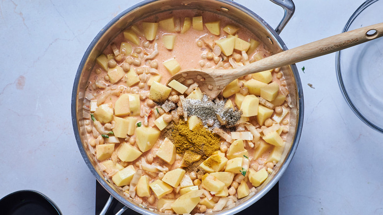 potato curry with spices