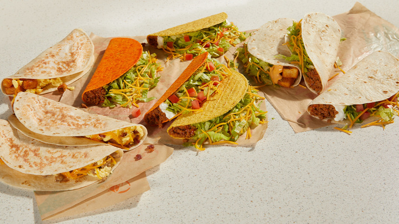 taco bell taco options 