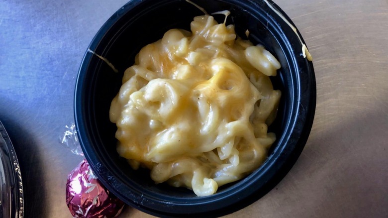 A bowl of Taco Bell's off-menu mac and cheese