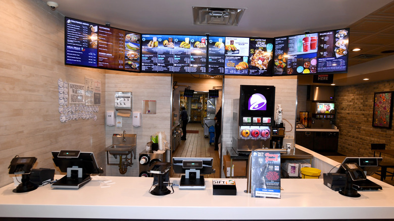 a Taco Bell cash register.