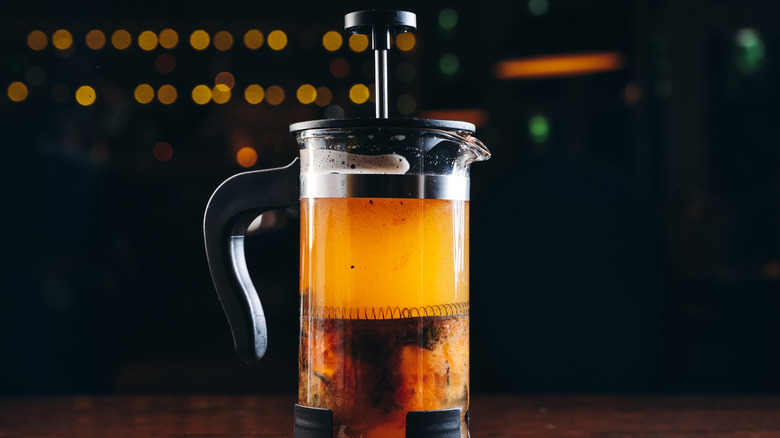 French press cocktail