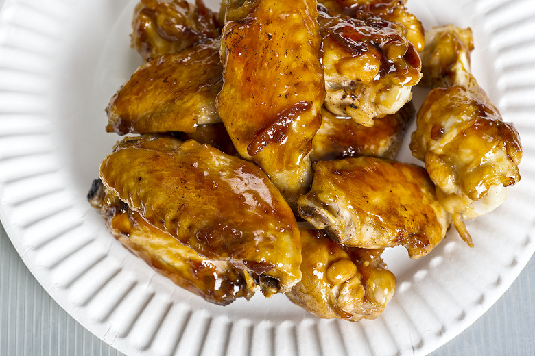 Tamarind and Dark Beer-Glazed Wings