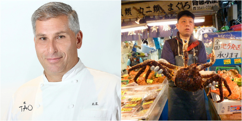 TAO Corporate Executive Chef Ralph Scamardella traveled to Asia for menu research - and king crab.