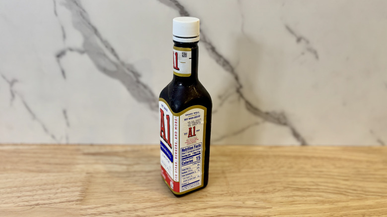 Side of A.1. bottle