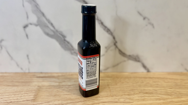 Side of Burman's steak sauce