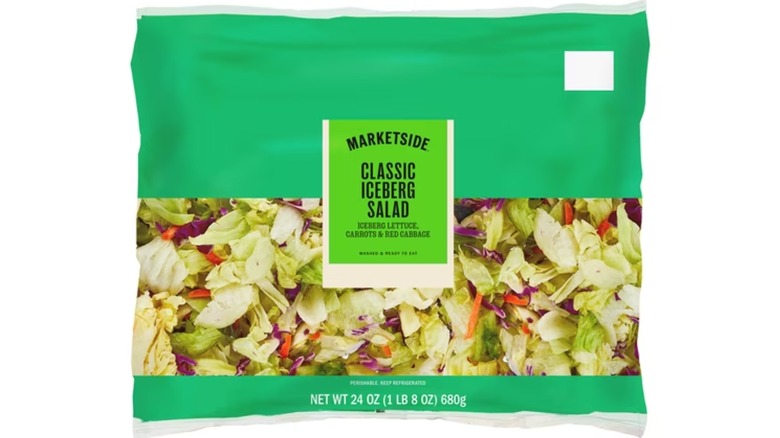 Walmart's Marketside Iceberg Salad.