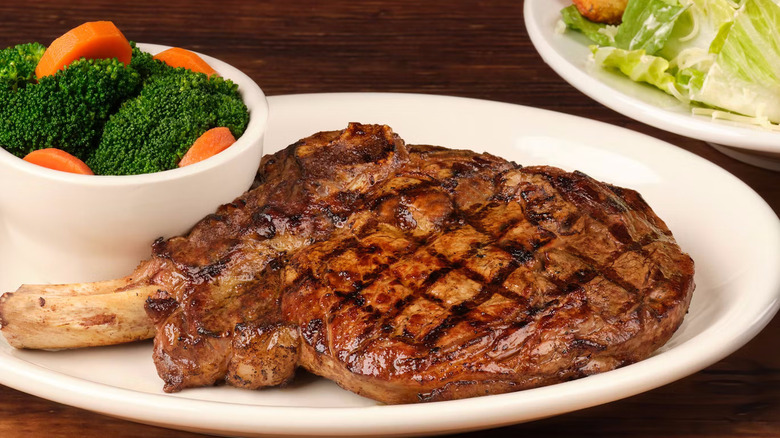 texas roadhouse steak on a plate