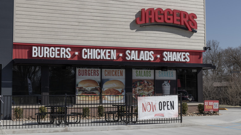 Exterior of a Jaggers restaurant