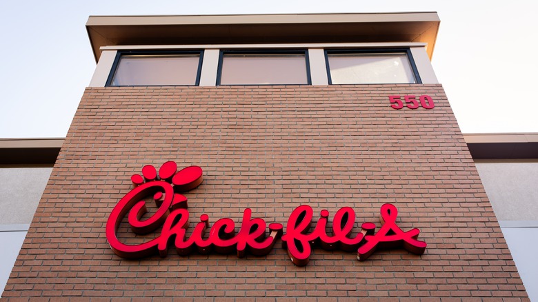 The exterior of Chick-Fil-A