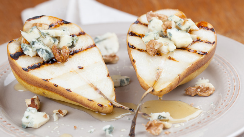 grilled pears