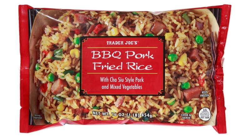 Bag of pork fried rice from Trader Joe's