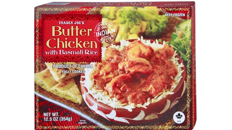 Box of Butter Chicken from Trader Joe's