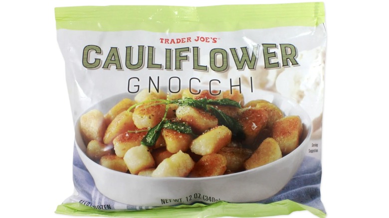 Bag of Trader Joe's cauliflower gnocchi