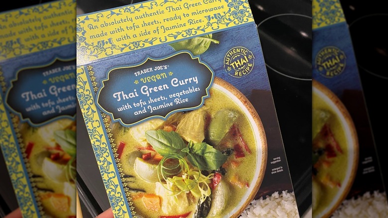 Box of Vegan Thai Green Curry from Trader Joe's