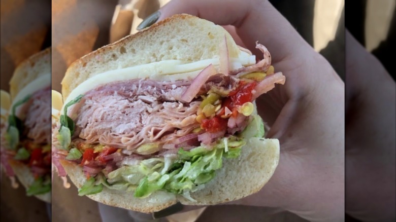 Francolini's Italian sub cross section.