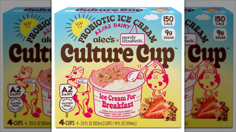 Alec's x Purely Elizabeth Ice Cream for Breakfast Culture Cup box.