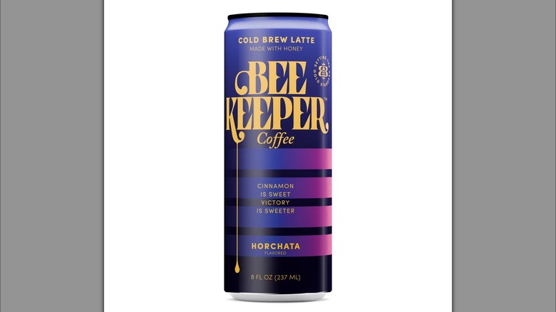 A can of Horchata flavor Beekeeper Coffee Cold Brew.