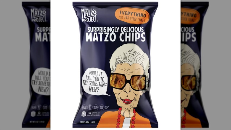 The Matzo Project Everything Matzo Chips bag.