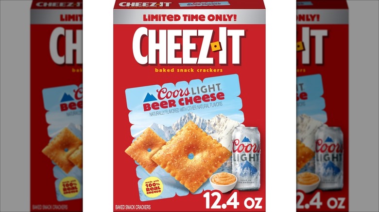 Cheez-It Beer Cheese Baked Snack Crackers.