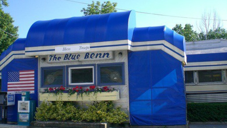 The exterior of The Blue Benn