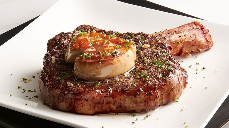 ribeye steak foie gras