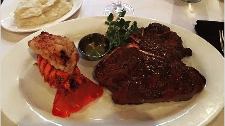 steak bone lobster tail