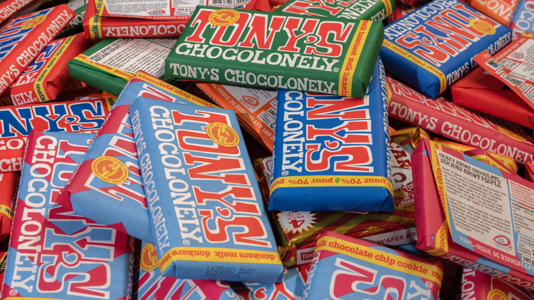 Tony's Chocolonely chocolate bars