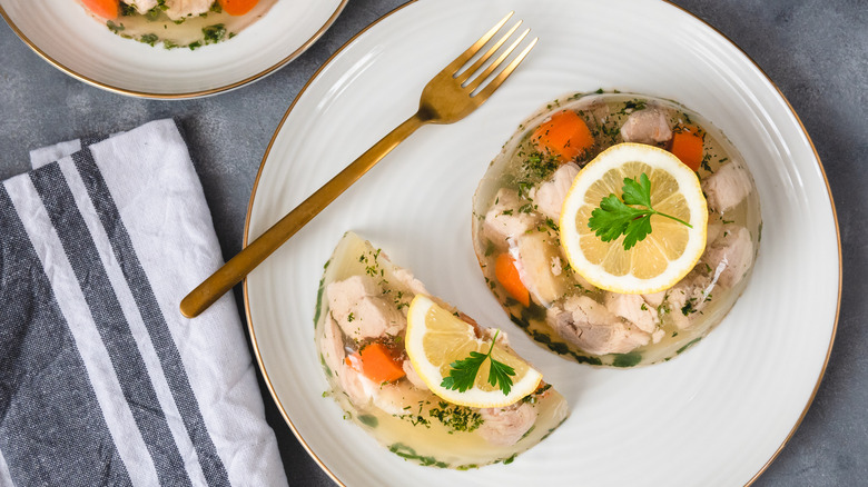 aspic with chicken