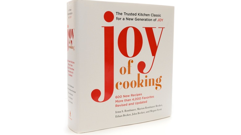 The Joy of Cooking cookbook.